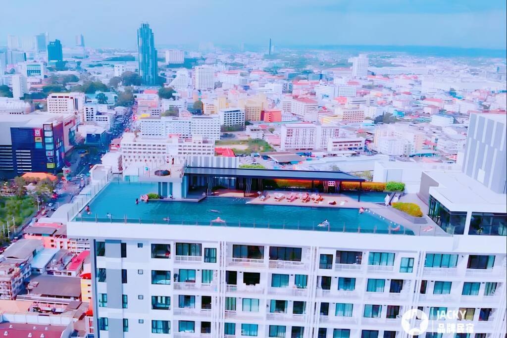 Sea View 2 Bed Room Condo @ Central Pattaya Esterno foto