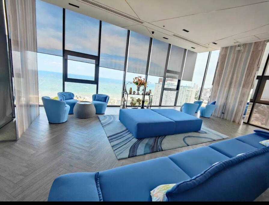 Sea View 2 Bed Room Condo @ Central Pattaya Esterno foto