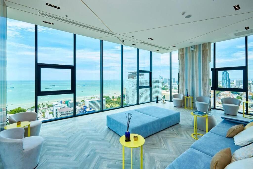 Sea View 2 Bed Room Condo @ Central Pattaya Esterno foto
