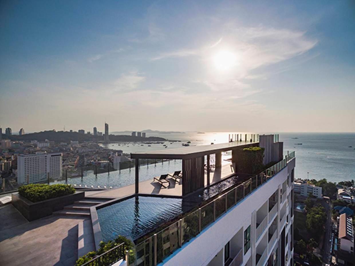 Sea View 2 Bed Room Condo @ Central Pattaya Esterno foto